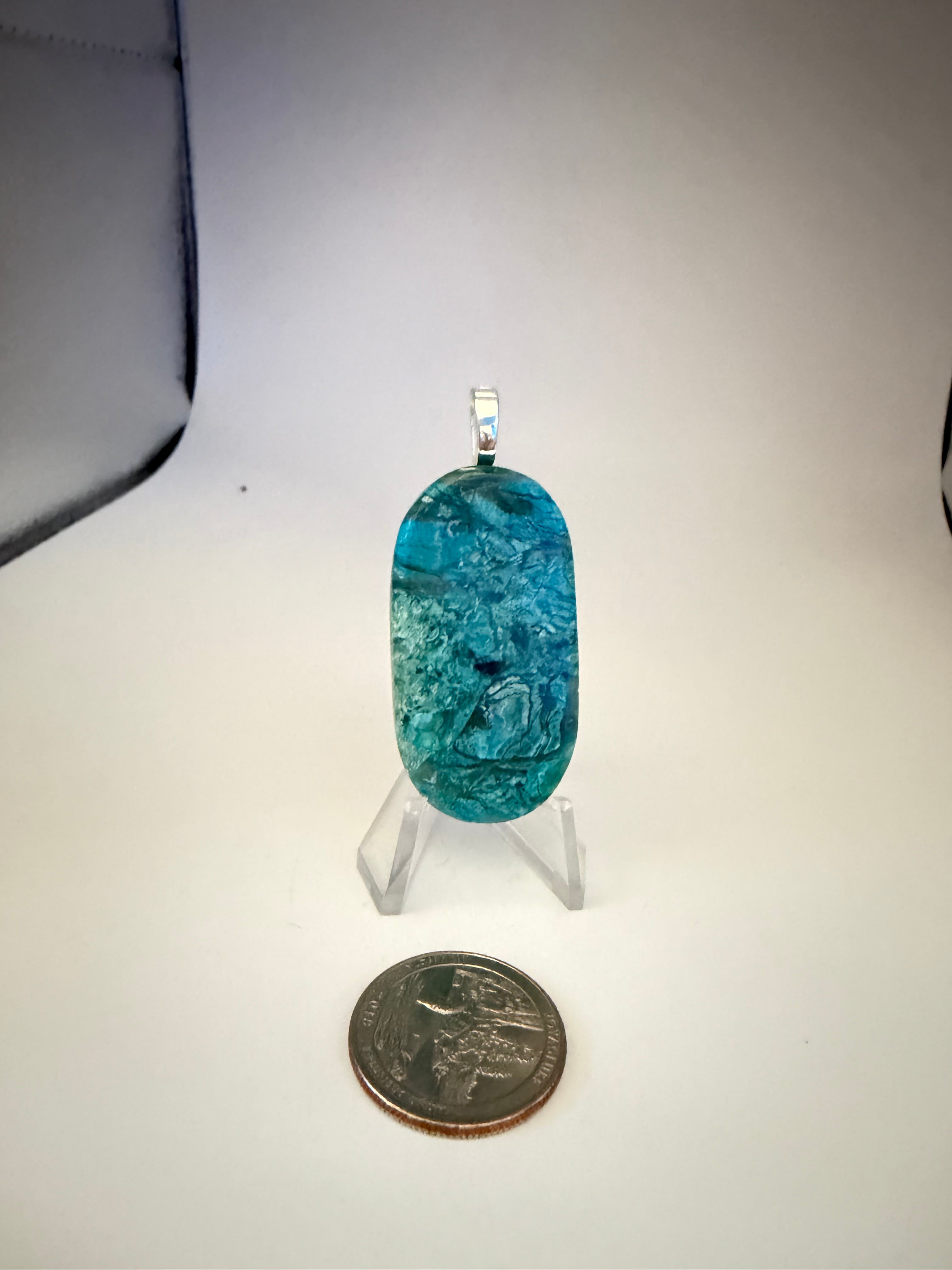 Malachite Chrysocolla Pendant