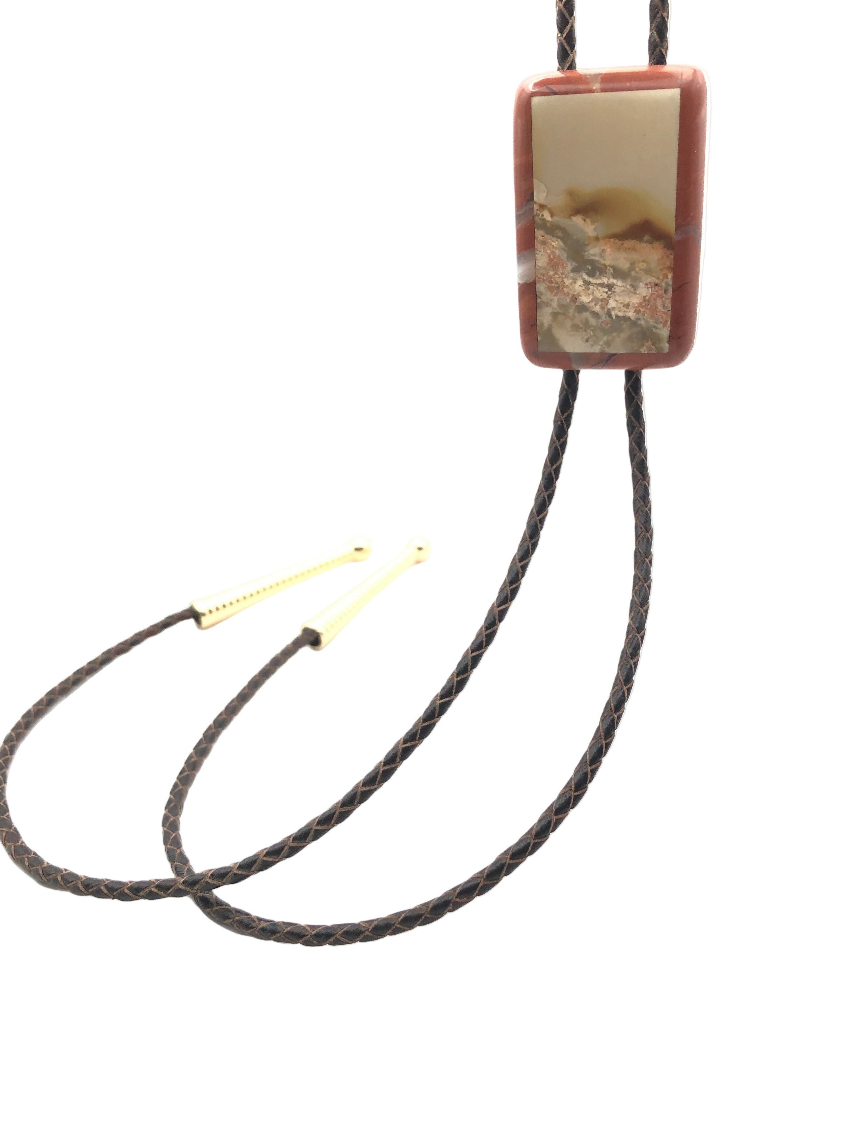 Jasper Intarsia - Bolo Lariat