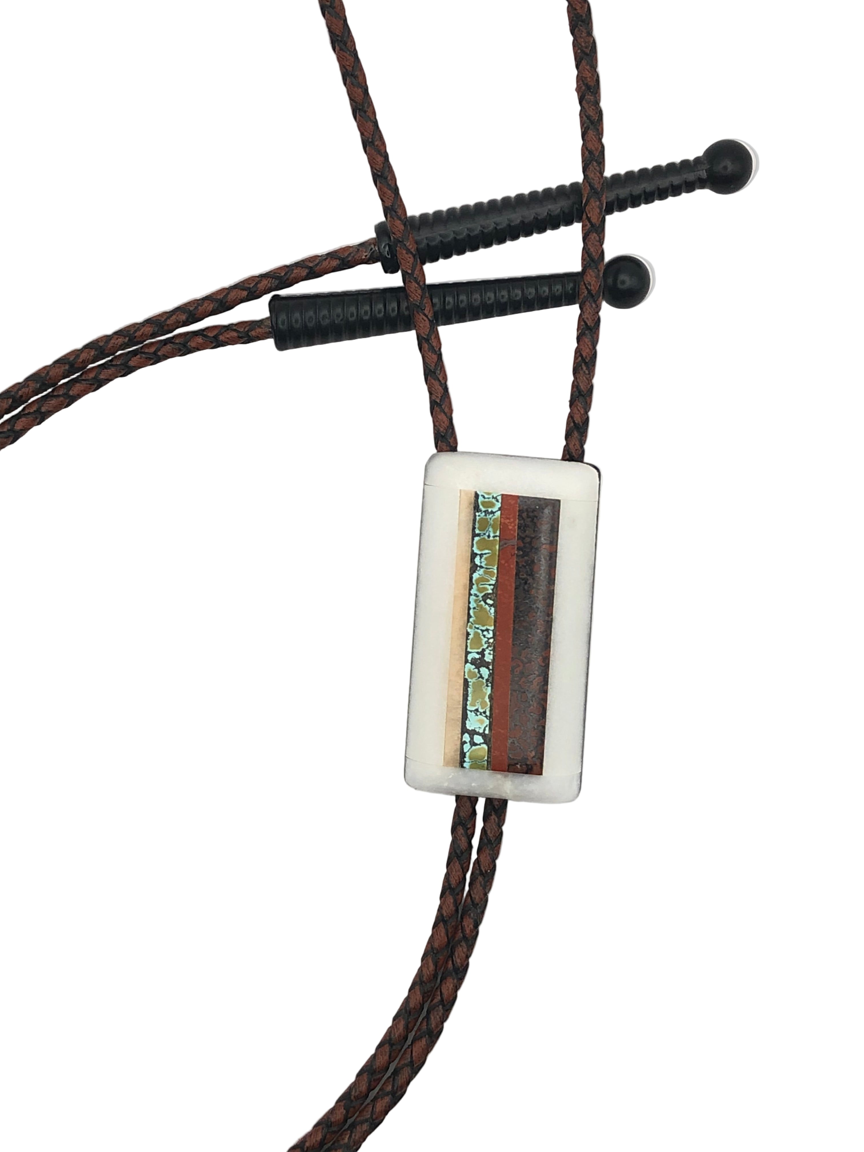 Slim Multi-Material Bolo Lariat