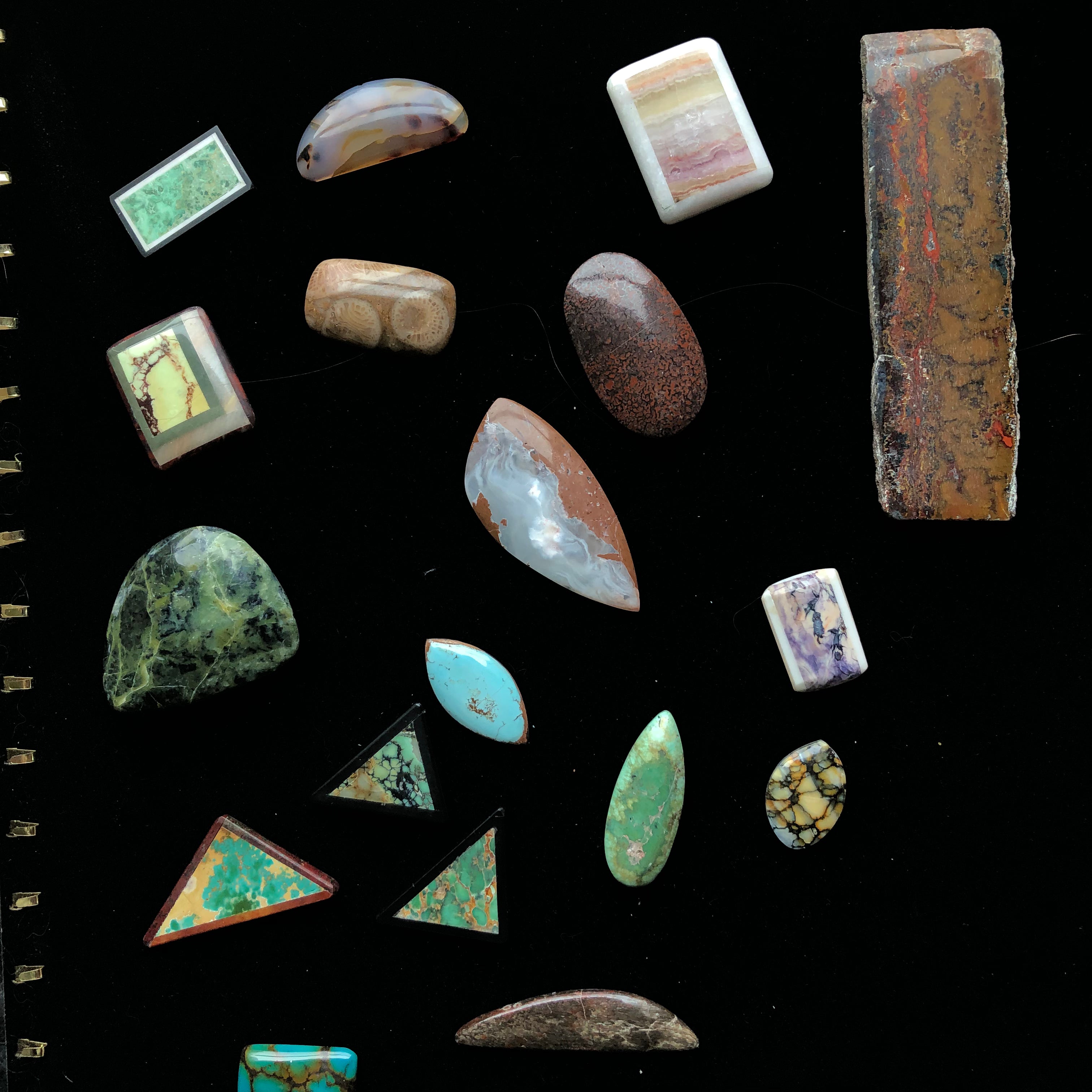 loose finished stones